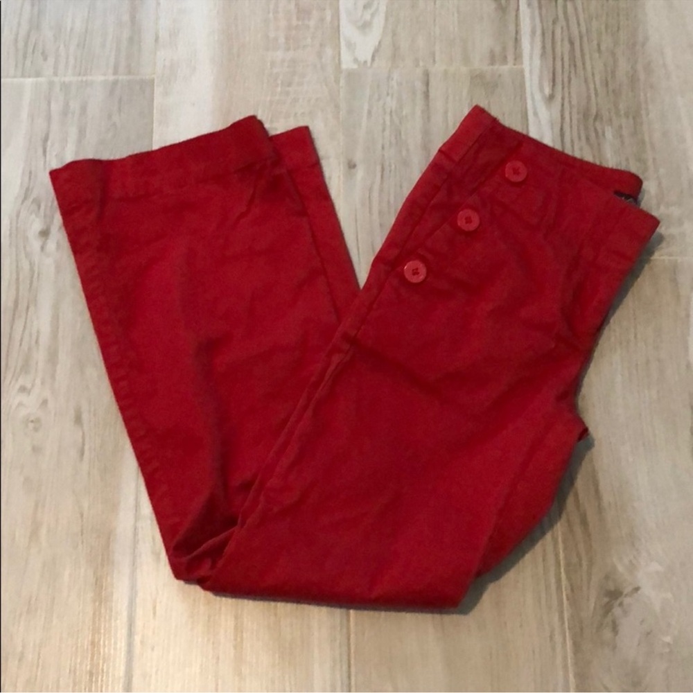 LOFT Vibrant Red Trousers